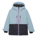 Dievčenská lyžiarska bunda COLOR KIDS Jr. Ski Jacket - Colorblock, stone blue