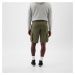 Šortky GAP 11 Inch Cargo Shorts Black Moss