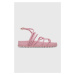 Sandále Chiara Ferragni CF3146_012 dámske, ružová farba, CF CABLE SANDAL