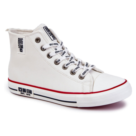 Men's High Insulated Sneakers Big Star KK174345 White