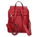 Elegantný dámsky kožený batoh Katana Esens - červená
