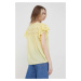 Blúzka Pepe Jeans Stella dámska, žltá farba, jednofarebná