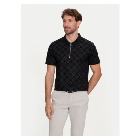 JOOP! Polokošeľa 17 JJ-16Benito 30044424 Čierna Modern Fit