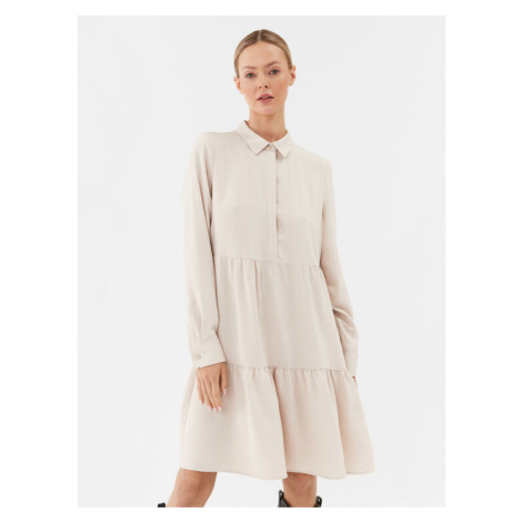 Vero Moda Každodenné šaty Inge 10293730 Béžová Regular Fit