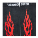 Vision Of Super Ponožky Vysoké Unisex VSA00784CZ Čierna