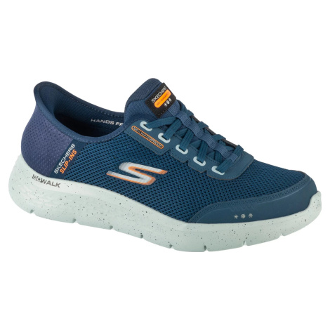 Tmavomodré pánske tenisky Skechers Slip-Ins: Go Walk Flex - Waterproof 216330-NVY