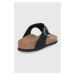 Žabky Birkenstock Gizeh 1020487.BLACK-BLACK, dámske, čierna farba, na plochom podpätku