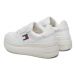 Tommy Jeans Sneakersy Tjw Retro Basket Flatform Ess EN0EN02506 Biela