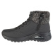 Čierne dámske zimné členkové tenisky Skechers Uno Rugged - Darling 167988-BLK