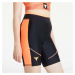 Šortky Under Armour Project Rock HeatGear Bike Short Black/ Electric Tangerine