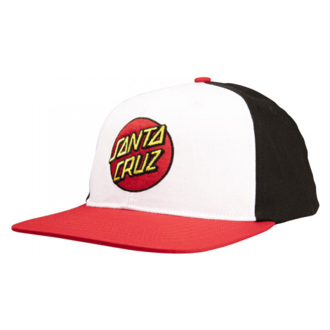 Santa Cruz  Classic dot snapback  Šiltovky Biela