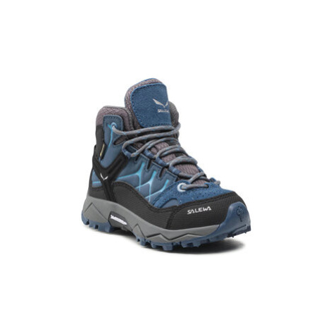 Salewa Trekingová obuv Jr Alp Trainer Mid Gtx GORE-TEX 64010-0365 Modrá