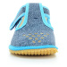 Beda Turquoise denim (BF-060010/W/PF) barefoot papuče 24 EUR