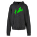 Nerieš mikina Green Hello Premium Hoodie Čierna