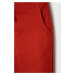 Detské bavlnené tepláky Guess červená farba, jednofarebné