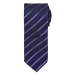 Premier Workwear Športová pruhovaná kravata PR784 Navy