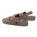 Tommy Hilfiger Sandále Premium Leather Sandal FM0FM04461 Hnedá