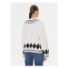 Tommy Hilfiger Sveter Fairisle WW0WW40089 Écru Oversize