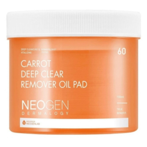 NEOGEN Dermalogy Carrot Deep Clear Remover Oil Pad 60ks