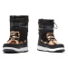 Dievčenské členkové zimné topánky MOON BOOT Girl Soft K black copper