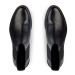Geox Členková obuv s elastickým prvkom D Walk Pleasure D36TGE 00043 C9999 Čierna