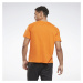 Reebok Funkčné tričko  sivá / oranžová