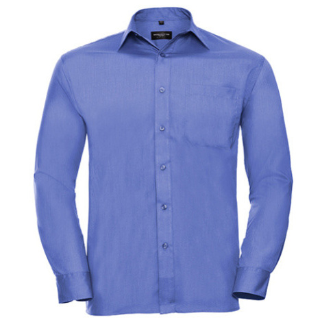 Russell Pánska popelínová košeľa R-934M-0 Corporate Blue