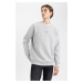 DEFACTO Boxy Fit Crew Neck Sweatshirt