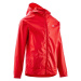 Detská bežecká vetruvzdorná bunda prispôsobiteľná červená