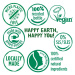 Happy Earth 100% Natural Shower Gel Cedar Lime sprchový gél