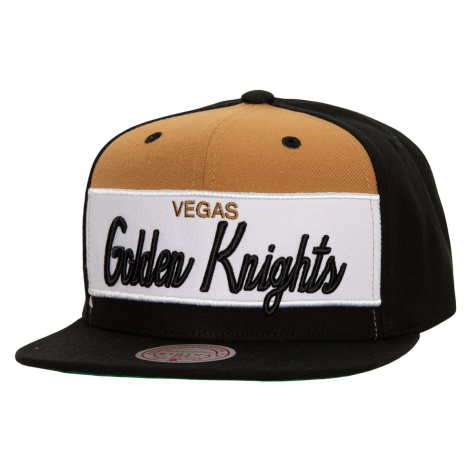 Vegas Golden Knights čiapka flat šiltovka Retro Sport Snapback Vintage Mitchell & Ness