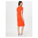 Calvin Klein Letné šaty  oranžovo červená / biela