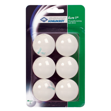 Loptičky na stolný tenis ELITE TT-Ball * 6ks - biele