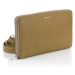 TAŠKA GANT UNISEX. LEATHER WALLET BAG WARM SURPLUS GREEN