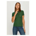 Tričko Lacoste dámske, zelená farba, s golierom