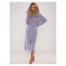 Bathrobe De Lafense 664 Lydie long hooded melange light 065