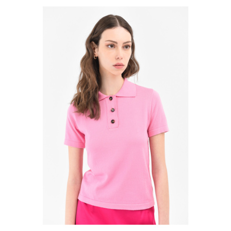 Polokošeľa Manuel Ritz Polo Shirt Ružová