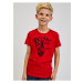 Červené chlapčenské tričko s potlačou SAM73 Scutum