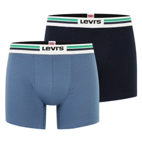 LEVI'S ® Boxerky  námornícka modrá / svetlomodrá / trávovo zelená / biela