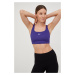 Športová podprsenka Reebok Workout Ready fialová farba, jednofarebná
