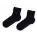 Tommy Hilfiger Súprava 2 párov kotníkových ponožiek dámskych 342025001 Tmavomodrá