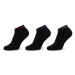 Emporio Armani Súprava 3 párov nízkych členkových ponožiek 300038 3R254 73320 Čierna