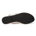 Calvin Klein Jeans Sandále Flat Sandal Toepost Webbing YW0YW00956 Biela