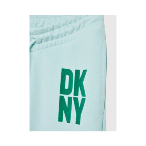 DKNY Teplákové nohavice D34A70 S Modrá Regular Fit