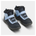 Detská hrejivá nepremokavá turistická obuv SH100 na suchý zips 24-34