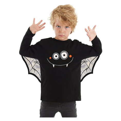 Denokids Halloween Halloween Boy Black Long Sleeve T-shirt