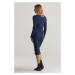 ŠATY GANT MINI CABLE KNIT DRESS EVENING BLUE