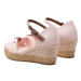 Tommy Hilfiger Espadrilky Basic Open Toe Mid Wedge FW0FW04785 Ružová