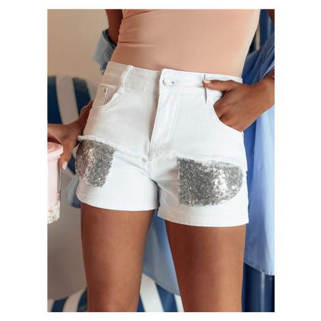 SHINEWEAR Women's Shorts White Dstreet