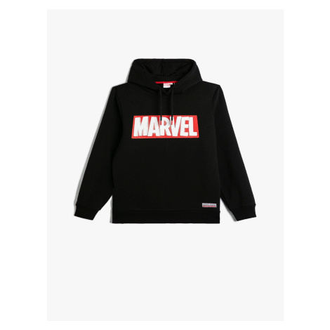 Koton Marvel Hoodie Licensed Printed Cotton